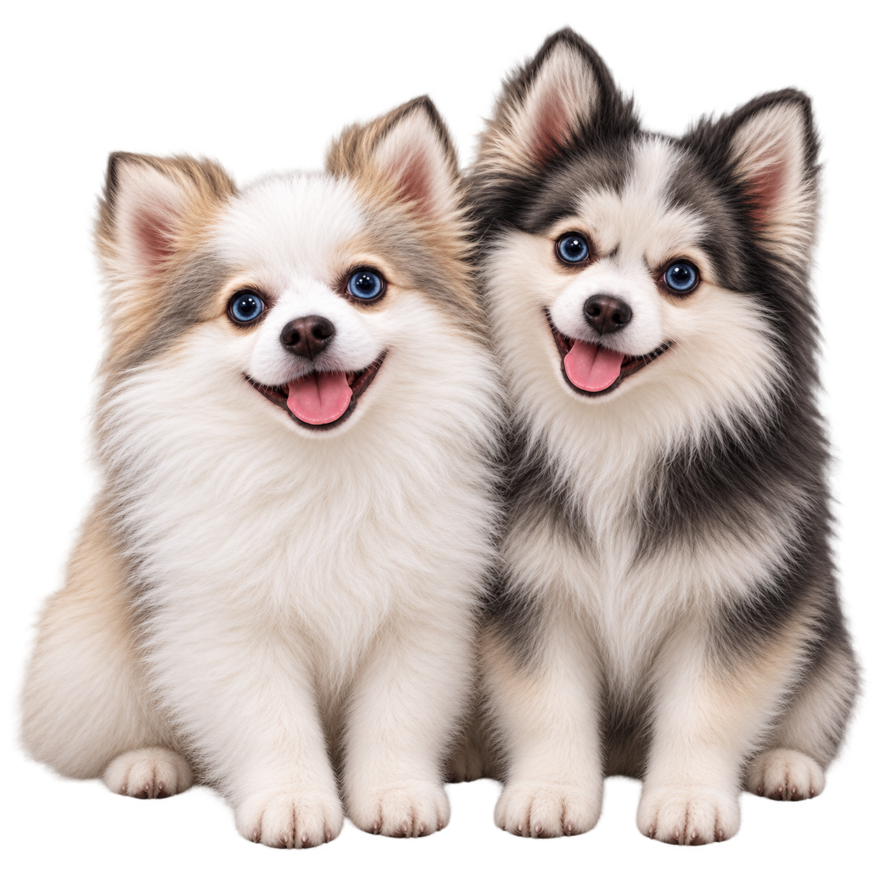 Кузик и Кимчи — маскоты PomskySilivers
